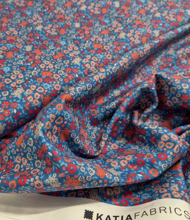 Katia fabrics small flowers - popeline katoen