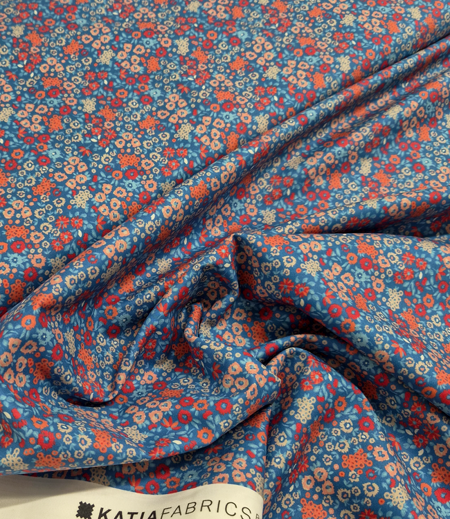 Katia fabrics small flowers - popeline katoen