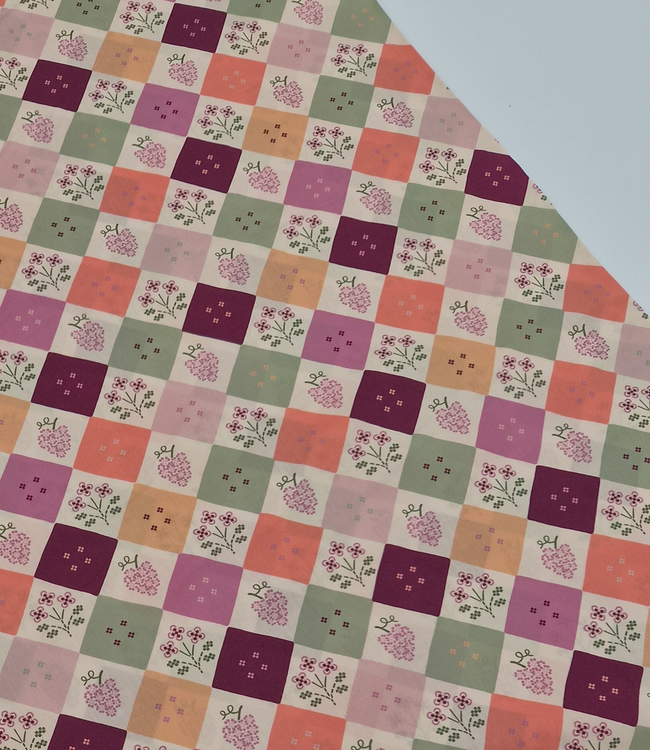 Katia fabrics Diamond Mosaics - popeline katoen