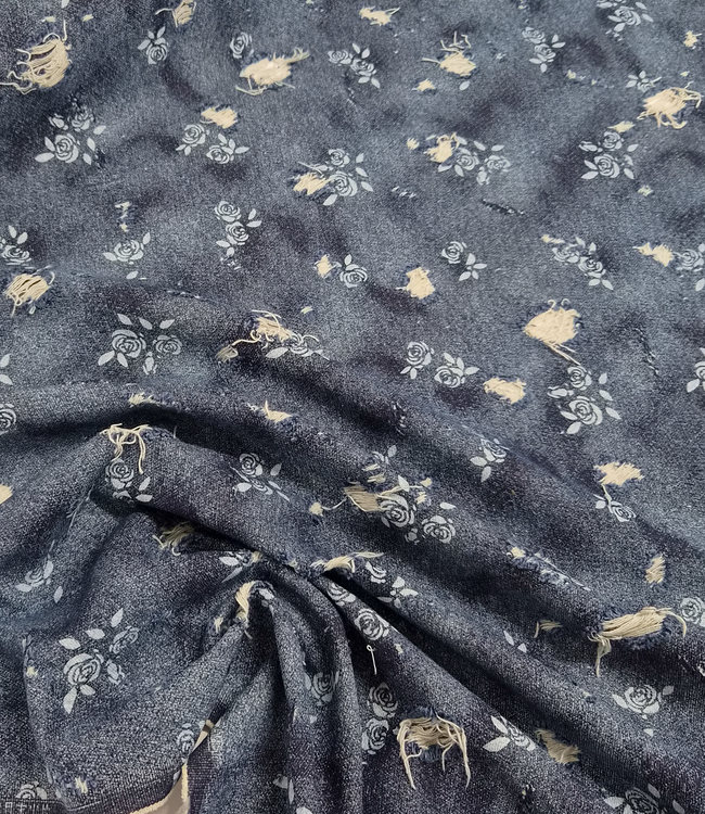Katia fabrics Denim Roses - 86 cm stofbreedte