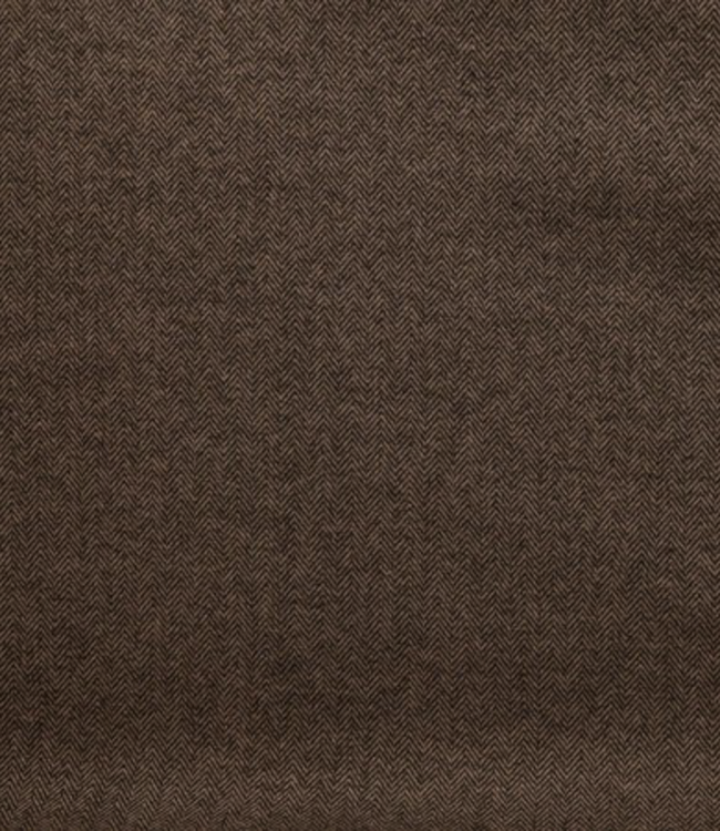 herringbone blush bruin - wool touch gebreide jacquard - zachte kwaliteit, perfecte broekenstof