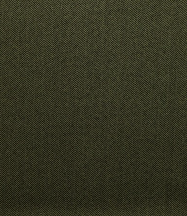 herringbone khakigroen - wool touch gebreide jacquard - zachte kwaliteit, perfecte broekenstof