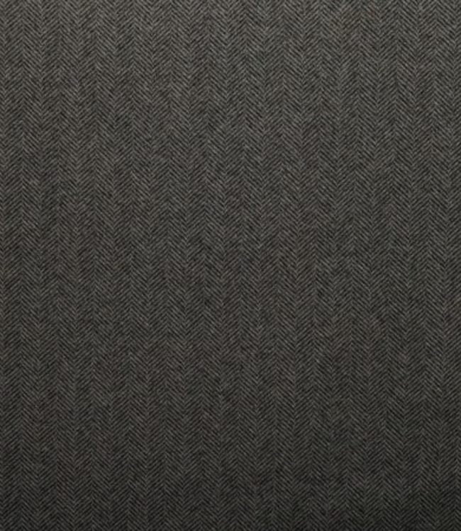 herringbone donkergrijs - wool touch gebreide jacquard - zachte kwaliteit, perfecte broekenstof