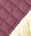waterafstotende zachte teddy stepper / gematelasseerd bordeaux