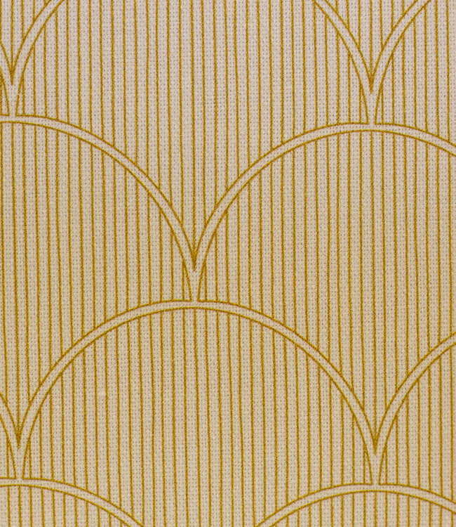 Bloom & Berry scallops creme - canvas