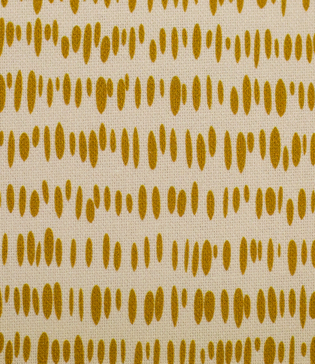 Bloom & Berry streepjes oker - canvas