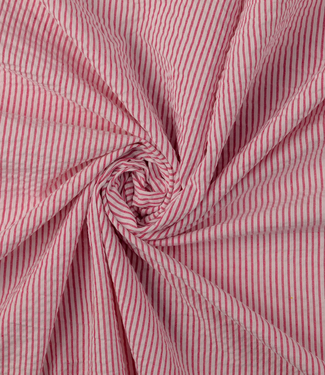 roze streepjes - seersucker