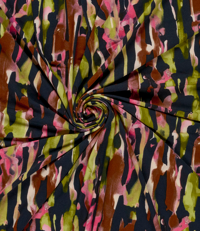 savage strokes - zachte viscose tricot