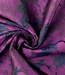 diep blauw en paars - prachtige geweven jacquard