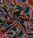 abstract petrol en fuchsia - viscose twill
