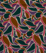 abstract petrol en fuchsia - viscose twill