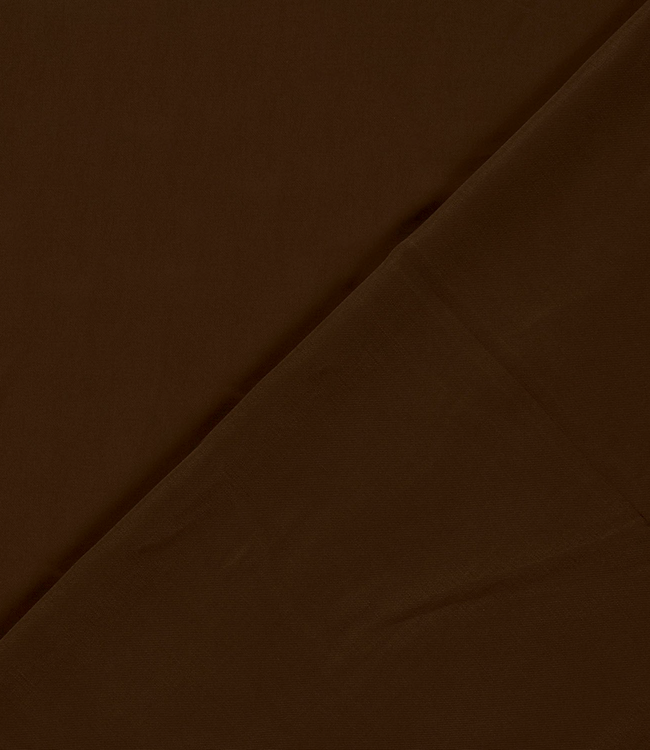 viscose twill - mooie zware kwaliteit - bruin