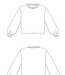 Maison Fauve Le SWEAT Miss GRANITE 4 tot 14 jaar - naaipatroon - Franse en Engelse instructies
