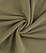 khaki - rekbare corduroy - horizontaal geribbeld
