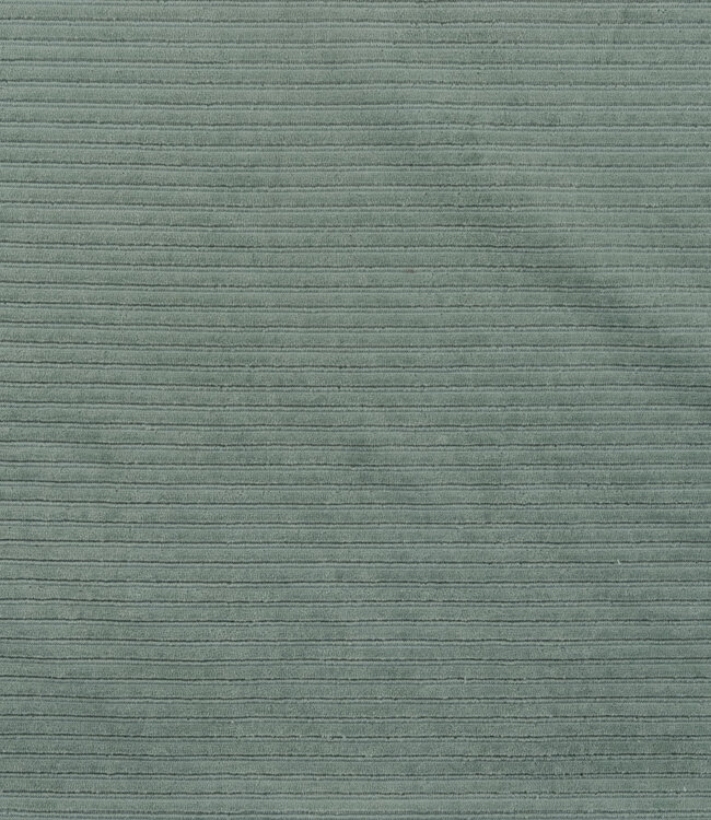 mint - rekbare corduroy - verticaal geribbeld