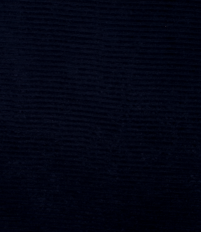 marine - rekbare corduroy - verticaal geribbeld