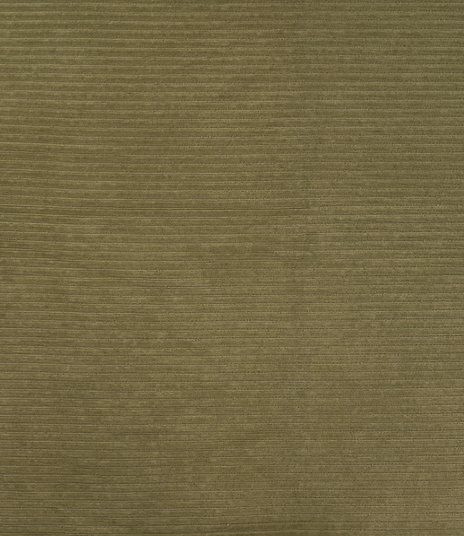 khaki - rekbare corduroy - verticaal geribbeld