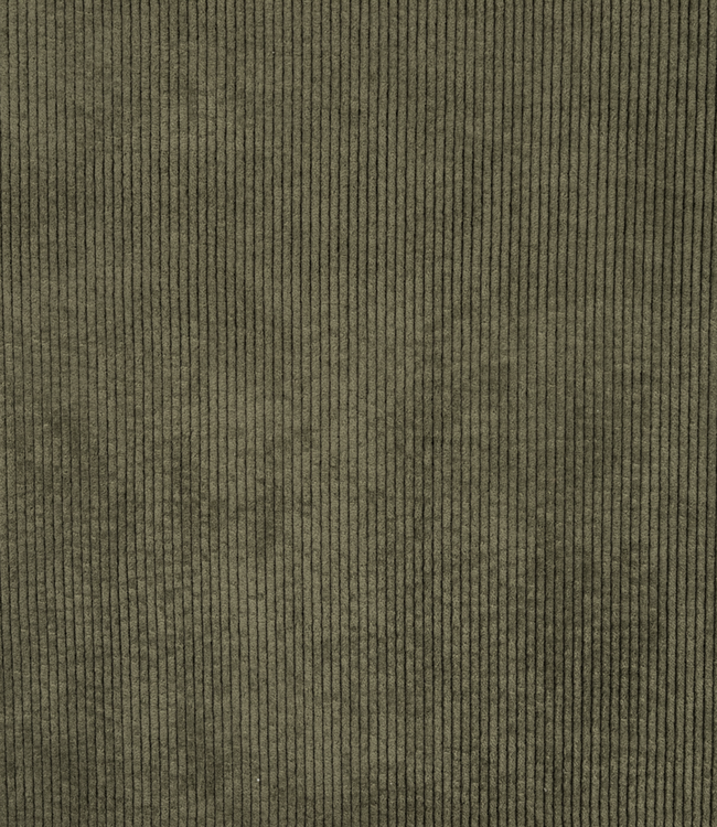 khaki - soepelvallende washed corduroy