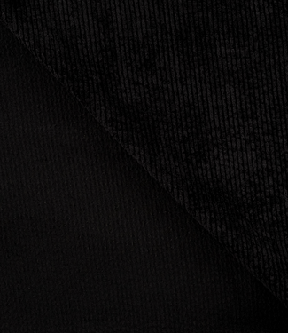 zwart - soepelvallende washed corduroy