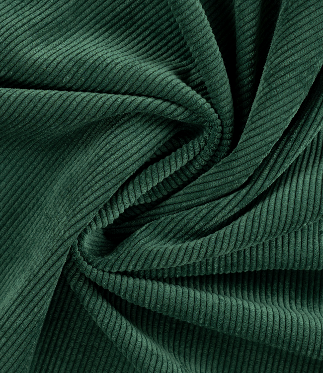flessengroen - soepelvallende washed corduroy