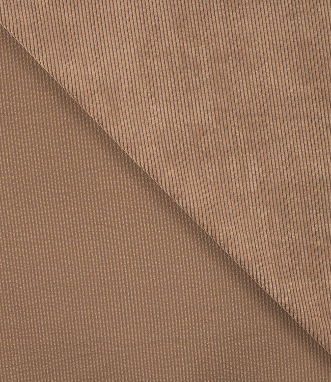 taupe - soepelvallende washed corduroy