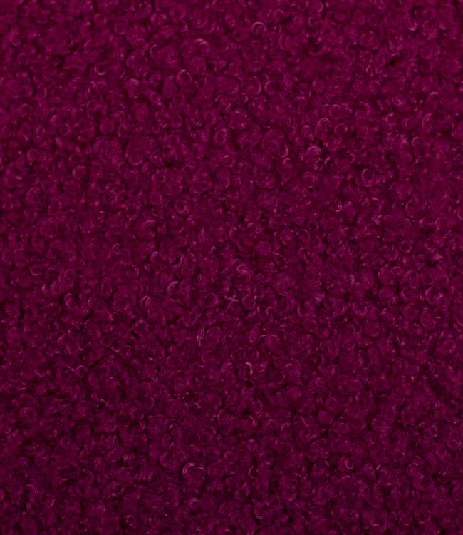 Swafing framboos - teddy boucle double face met fleece