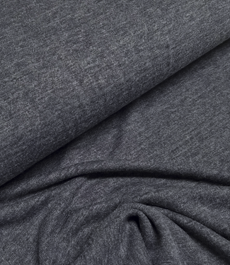 marineblauw gemeleerd - interlock rayon breisel