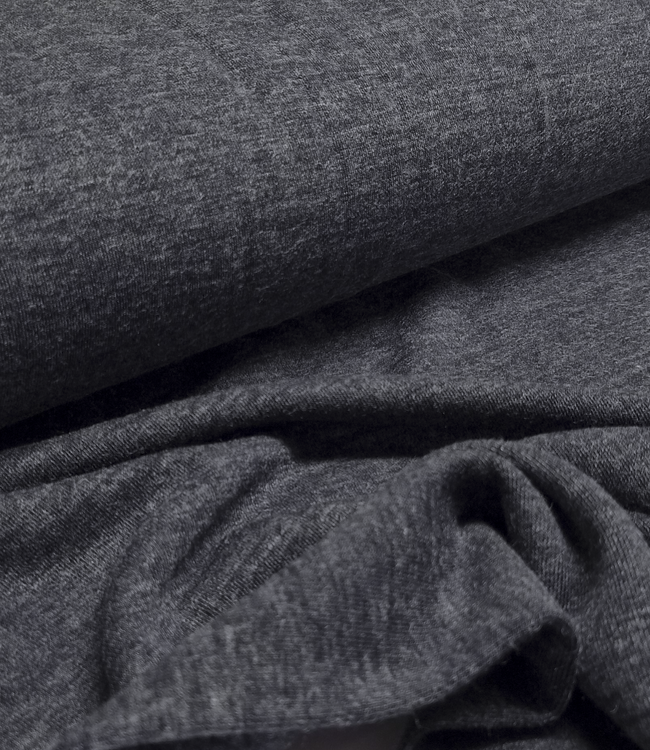 marineblauw gemeleerd - interlock rayon breisel