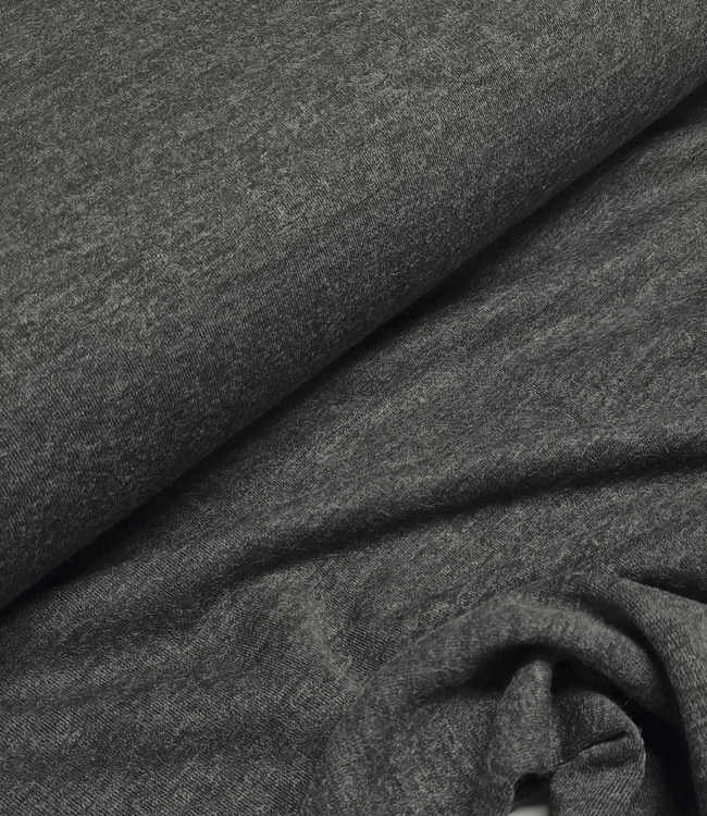 donkergroen gemeleerd - interlock rayon breisel