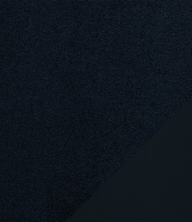 Swafing navy - teddy boucle double face met fleece