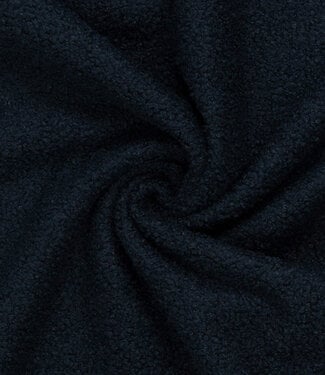 Swafing navy - teddy boucle double face met fleece