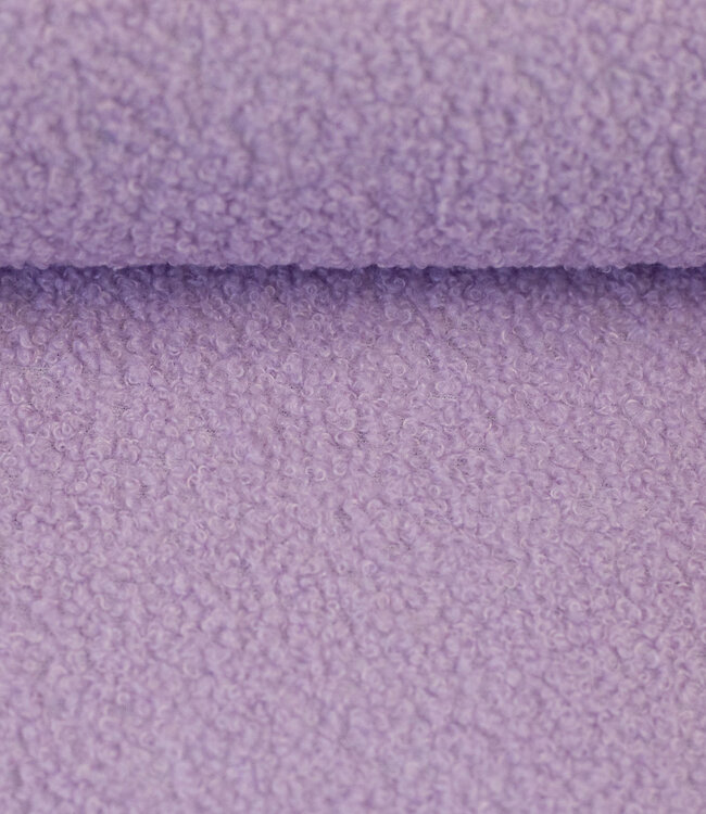 Swafing lila - teddy boucle double face met fleece