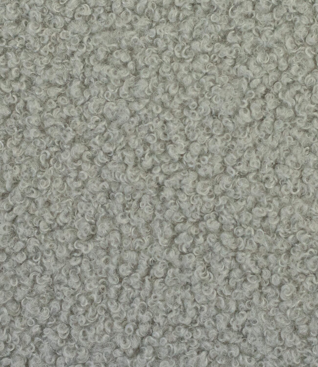 Swafing grijs - teddy boucle double face met fleece