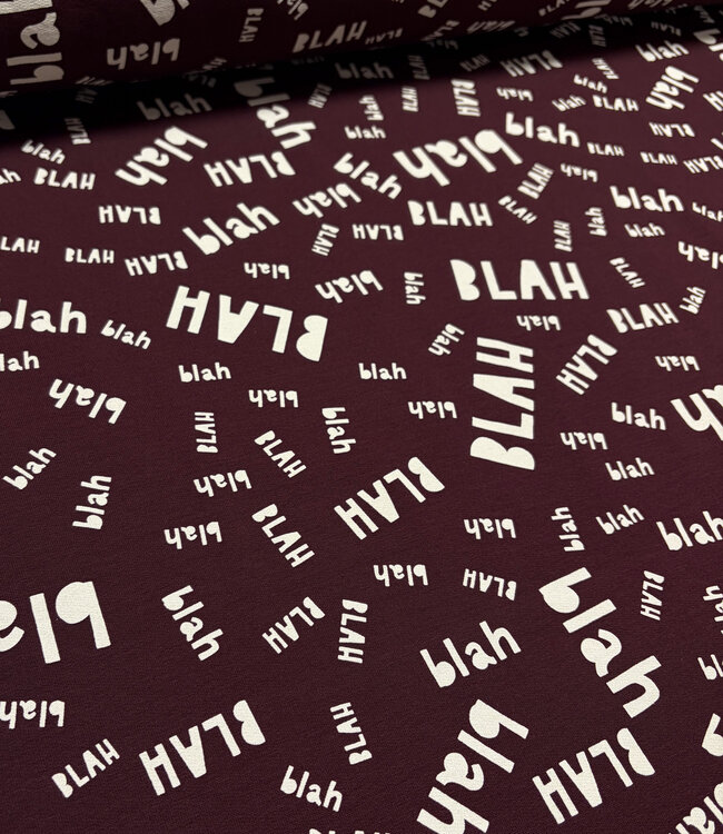 Blah Blah zachte sweater aubergine