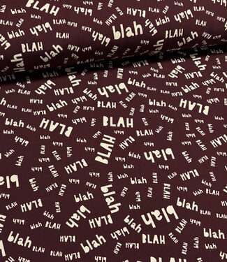 Blah Blah zachte sweater aubergine