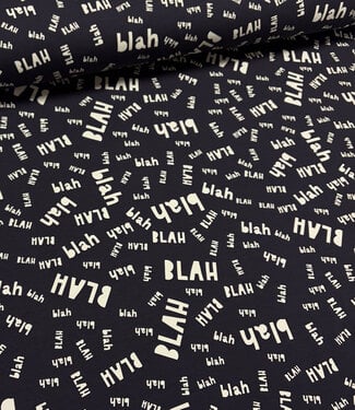 Blah Blah zachte sweater Nachtblauw