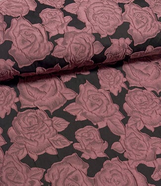 fancy roses - geweven jacquard