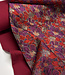 mauve wine bloemen lurex - geweven jacquard