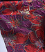 mauve wine bloemen lurex - geweven jacquard