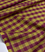 Vichy ruitjes flanel - bordeaux en olijfgroen
