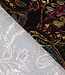bordeaux en groen paisley - viscose twill
