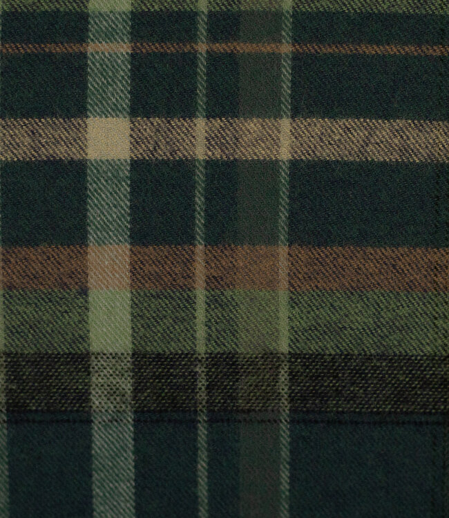 groen en beige geruit - superzachte flanel