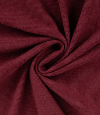 bordeaux geribbeld - gebreide sweater lichtjes opgeruwd