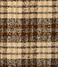 bruin en blauw - yarn dyed geweven jacquard voor mantels