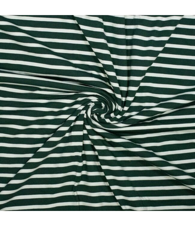 groen en lichtblauw strepen - mooie stevige tricot