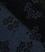 navyblue en zwart - heavy weight denim chenille jacquard 14 oz