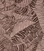 taupe subtiele bladeren - viscose jacquard