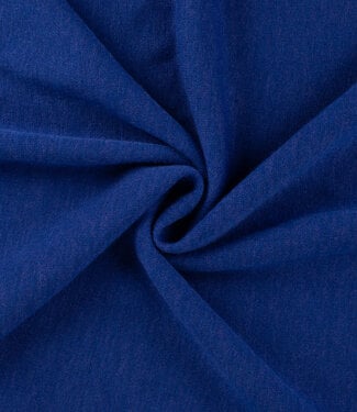 kobalt - merino touch gebreide stof