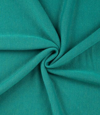 petrol - merino touch gebreide stof