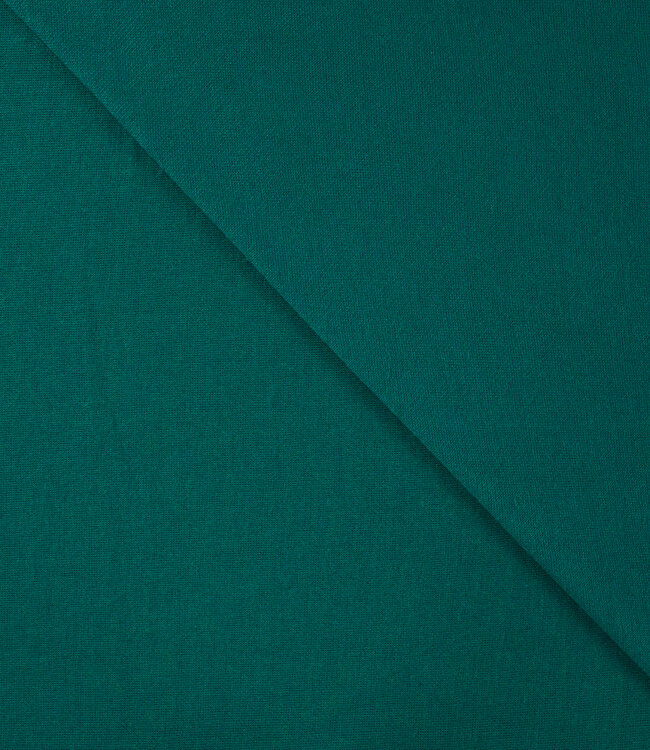 petrol - merino touch gebreide stof